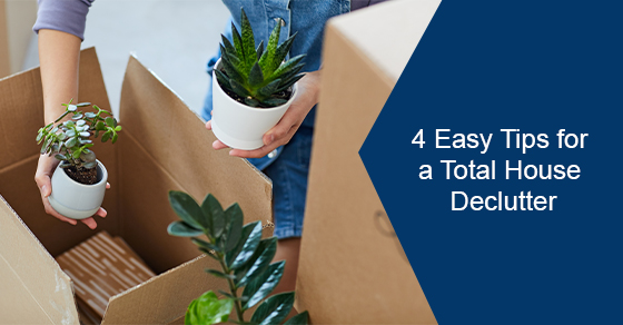 4 Easy Tips for a Total House Declutter